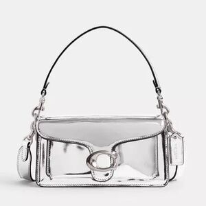Coach Silver Metallic Buckle Strap (New)